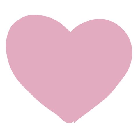 Lilac Heart Flat Png And Svg Design For T Shirts
