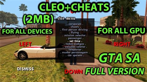 Get Your Hands On Gta San Andreas Android Cheats Download Today