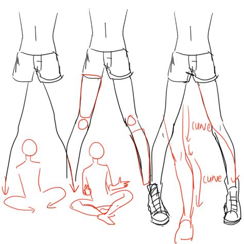 Pin By Mariella Claudia C On Tutorial Drawing Legs Tutorial Drawings