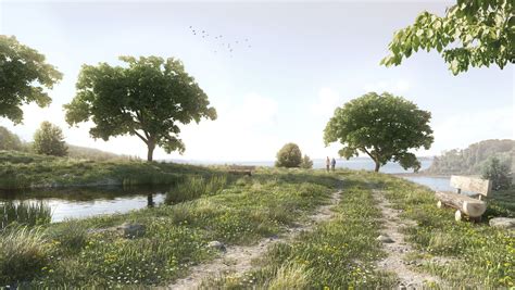 Making Of The Meadow With Sketchup And Skatter 3d Architectural