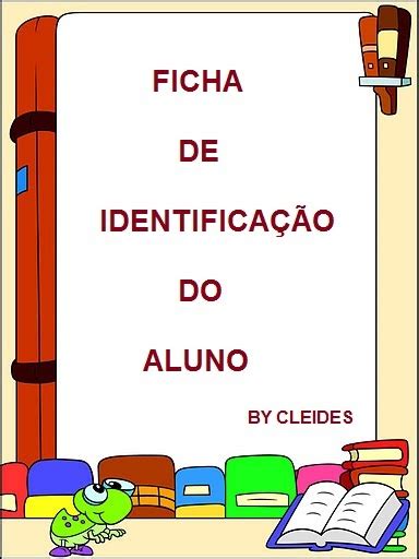 Aprendizagem Divertida Fichas De Identifica O