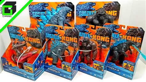 New Godzilla Vs Kong All Six Action Figures So Far Playmates Toys
