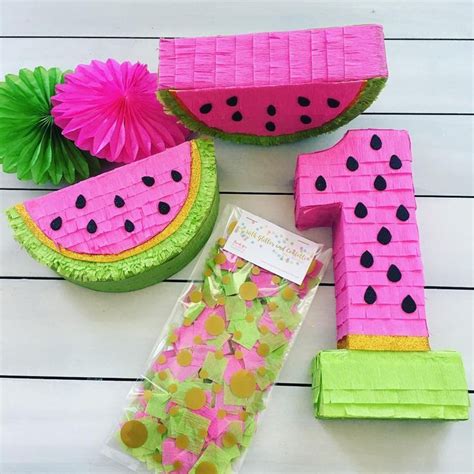 Like If You Love Watermelon 🍉 ️ 🍉 ️ En 2019 Mini Piñatas Fiestas De