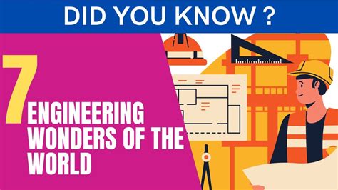 Did You Know 7 Engineering Wonders Of The World Youtube