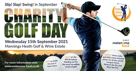 charity golf day slip slap swing in september visit east grinstead