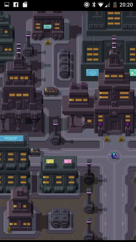 Thyria Game Screenshot Posted To Facebook Top Down Sci Fi City Pixel