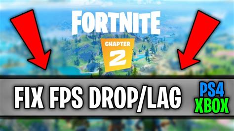 How To Fix Fps Drop And Lag In Fortnite Chapter 2 Ps4xbox One Youtube