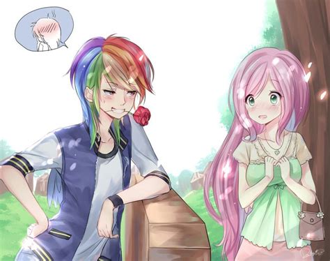 Pin On Fluttershy And Rainbow Dash