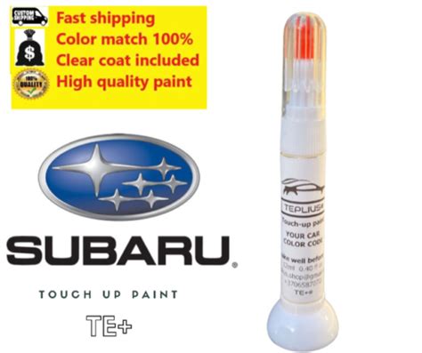 For Subaru 37j Satin White Touch Up Paint Pen With Brush Scratch