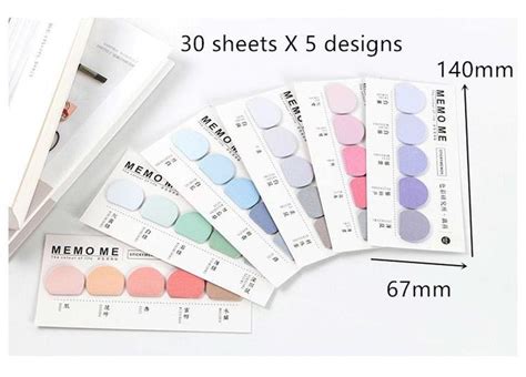 36 Pcs Lot Color Sticky Notes Mini Dots Memo Pad Post It Planner