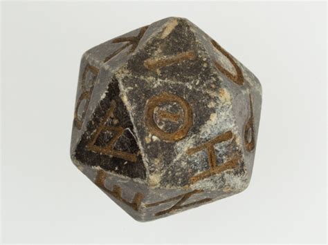 Ancient Egyptian D20 Die Neatorama