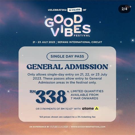 good vibes fest 2023 tickets and vouchers event tickets on carousell