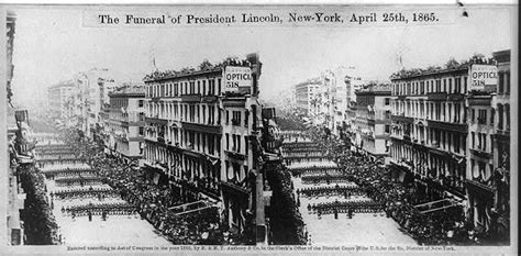 The Funeral Of President Lincoln New York April 25th 1865 Library