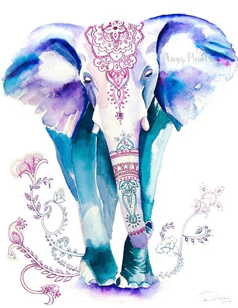 Image Result For Watercolor Elephant Artwork Watercolor Elephant