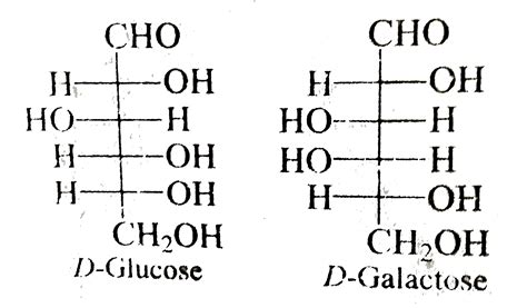 Following Are The Structures Of D Glucose And D Galactose