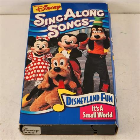 Disney Sing Along Songs Is Disneyland Fun With Its A Small World Vhs