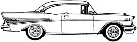 1957 Belair Drawing Clipart Best