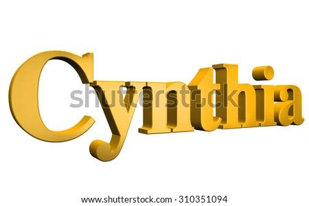 Cynthia Name Image Stock Photos Images Pictures Shutterstock