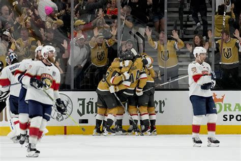 No Panic From Florida Panthers After Losing Stanley Cup Opener In Vegas