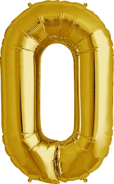 Large Letter O Foil Balloon Gold The Partys Here