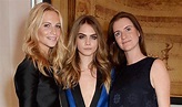 Cara Delevingne wears daring blue suit as she celebrates Mulberry ...