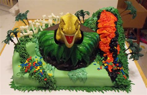 Dinosaur Cakes Decoration Ideas Little Birthday Cakes