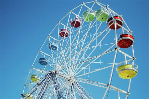 Vintage Vibrant Ferris Wheel Photograph By Pati Photography Fine Art