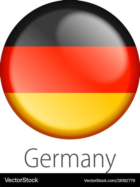 √ Germany Flag Circle Germany Map With National Flag Icon Circle
