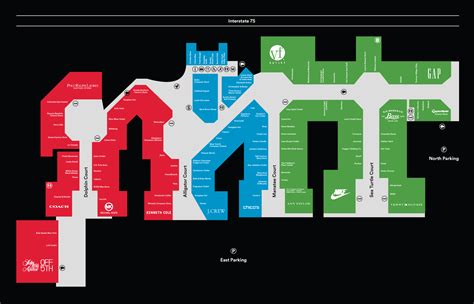 Outlet Mall Directory Map