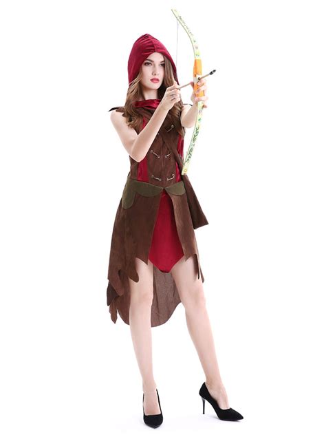 Carnival Hooded Huntress Costume Cosplay Milanoo Com