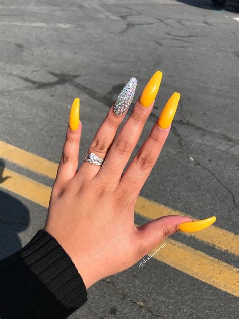 39 Most Trendy Yellow Nail Design You Will Love Yellow