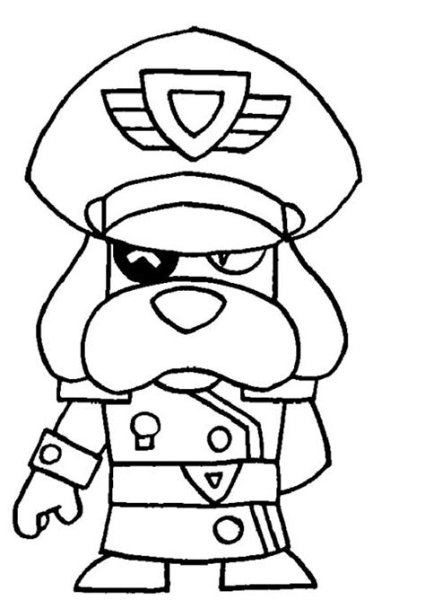 Colonel Ruffs Brawl Stars Coloring Pages Having Fun With Children