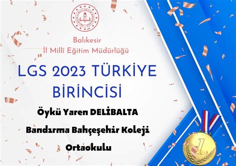 6 Öğrencimiz Lgs 2023 Türkiye Birincisi