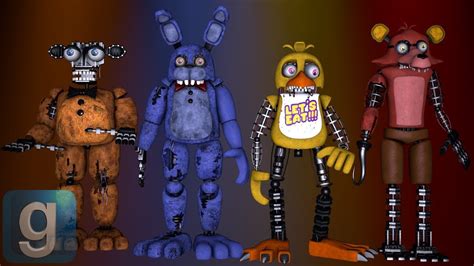 Gmod Fnaf Rebuilding The Withered Animatronic With Spare Parts