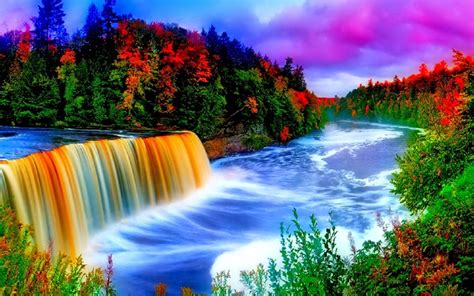 Scenic Waterfall Wallpapers Top Free Scenic Waterfall Backgrounds WallpaperAccess