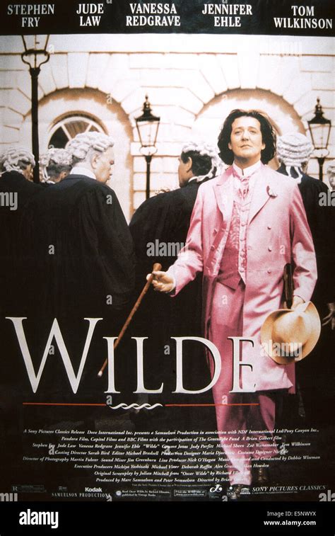 Wilde Us Poster Stephen Fry As Oscar Wilde 1997 © Sony Pictures