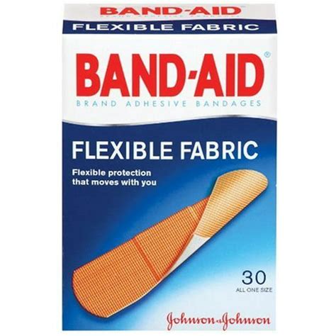 2 Pack Band Aid Bandages Flexible Fabric All One Size 30 Each