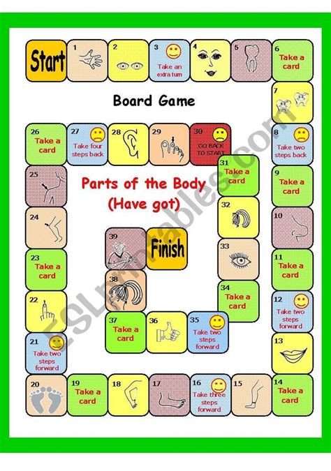 A Game To Practise Parts Of The Body And Have Gothas Got In