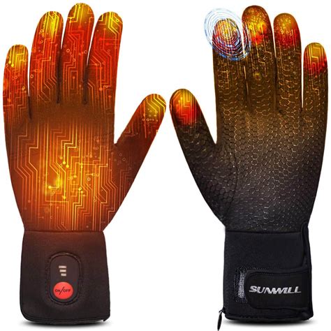 Wear them alone when temps are moderate and dexterity is a. Rechargeable Electric Finger Touch Screen Thin Heated ...