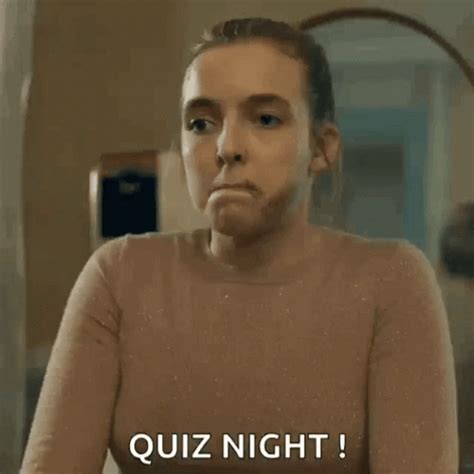 Quiz Night Nervous Jodie Comer 