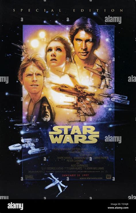 Movie Poster Star Wars Episode Iv A New Hope 1977 Stock Photo Alamy