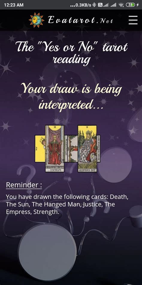 It also has a treasure of yes or no tarot reading. Yes Or No Tarot Card Reading for Android - APK Download