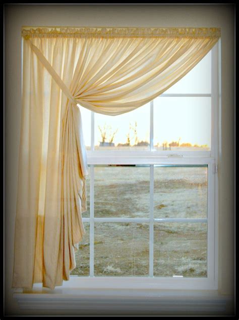 Easy Diy Pattern Tutorial For Muslin Swag Curtain Swag Curtains Diy