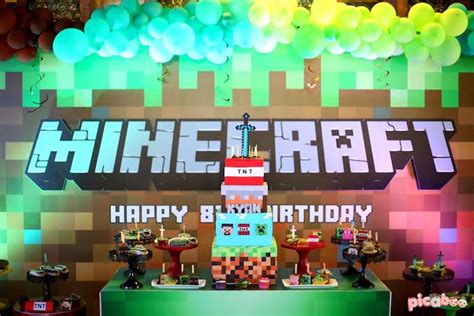 Karas Party Ideas Minecraft Birthday Party Karas Party Ideas