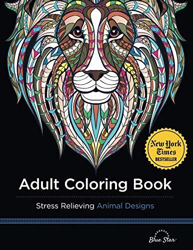 Adult Coloring Book Stress Relieving Animal Designs Buy Online In