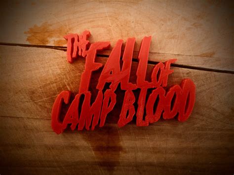 Fall Of Camp Blood F13 Style Shelf Art Movie Display Complement To