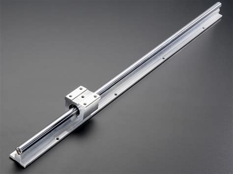 Linear Bearing Supported Slide Rail 12mm Wide 600mm Long Id 1851