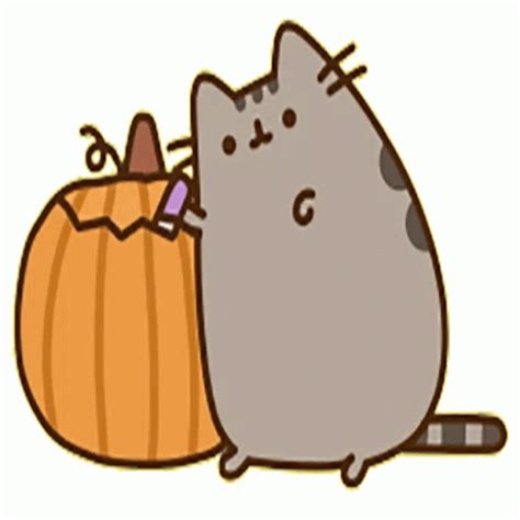 Pusheen Pumpkin Sticker Pusheen Pumpkin Decorating Discover Share