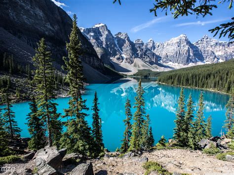 Moraine Lake Banff National Park Alberta Canada Ultra Hd Desktop Background Wallpaper For 4k