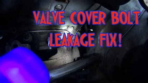 Valve Cover Gasket Bolt Leaking Problem Fix Youtube